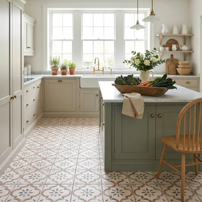 Salcombe Cotto Patterned Tile