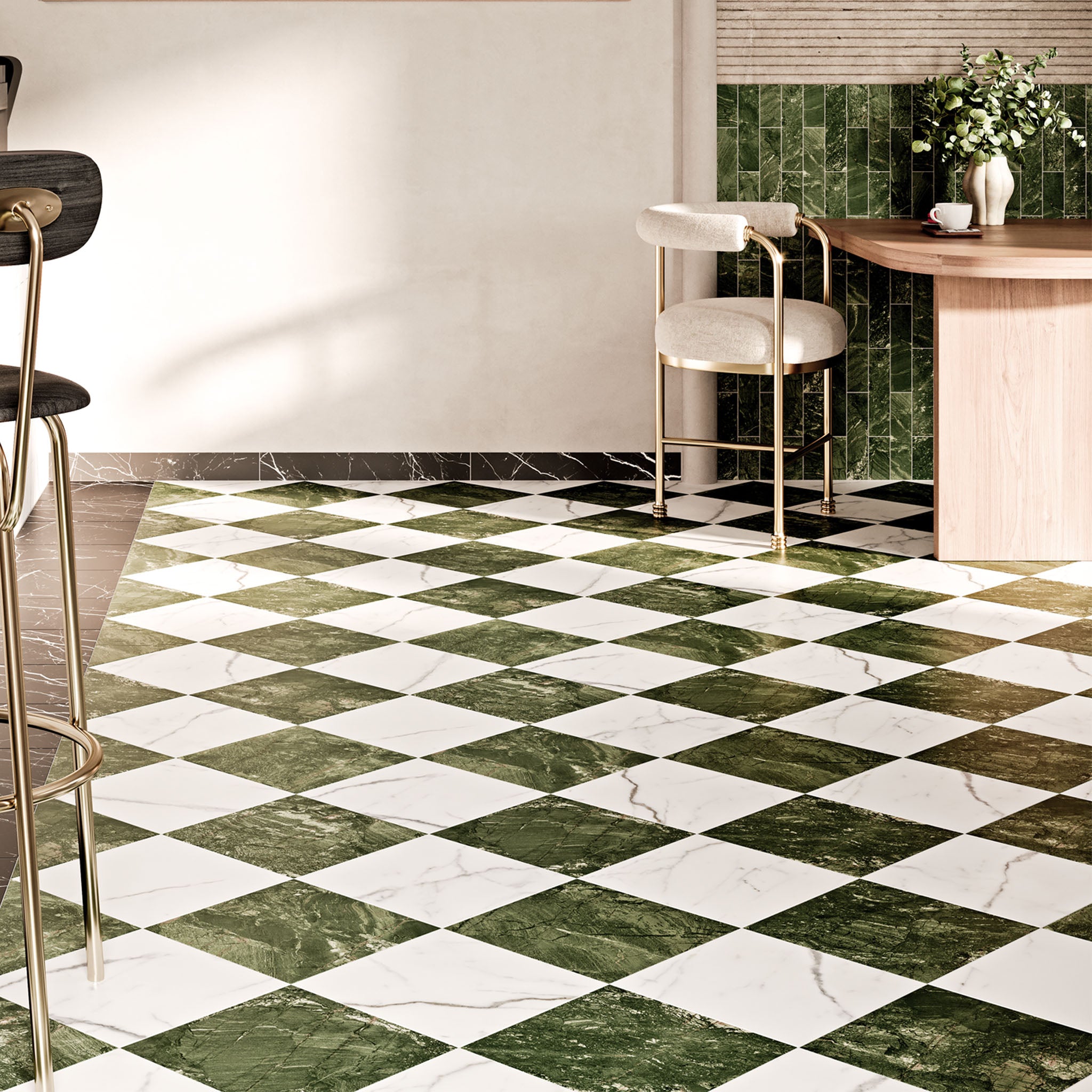 Savoy Green Mix Tile