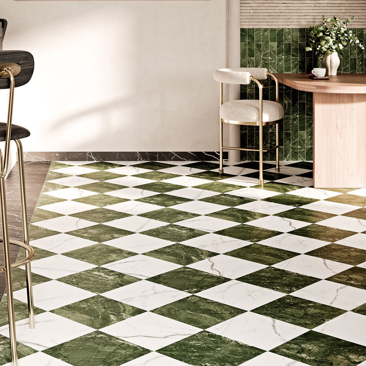 Savoy Green Mix Tile
