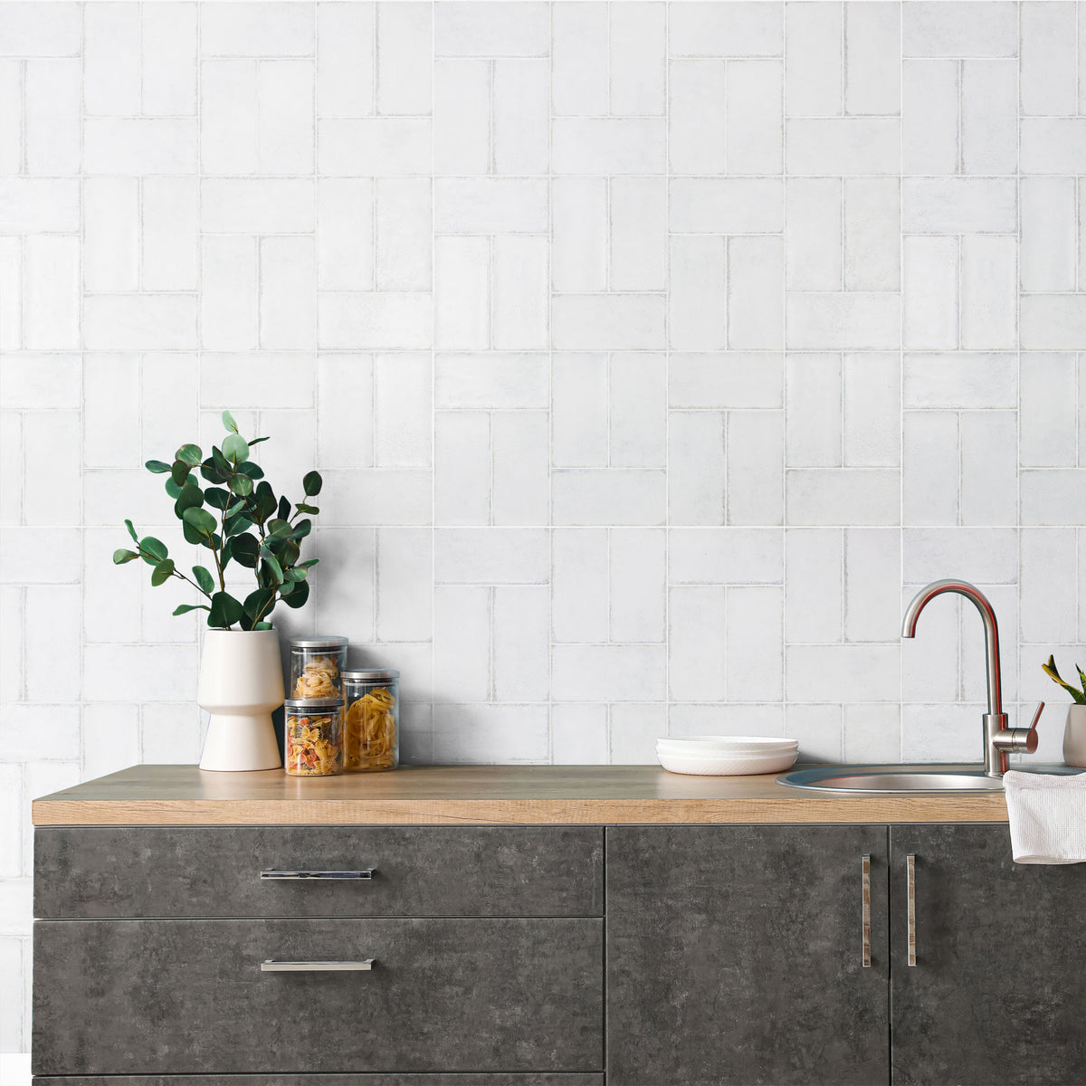 Shimmer White Wall Tile