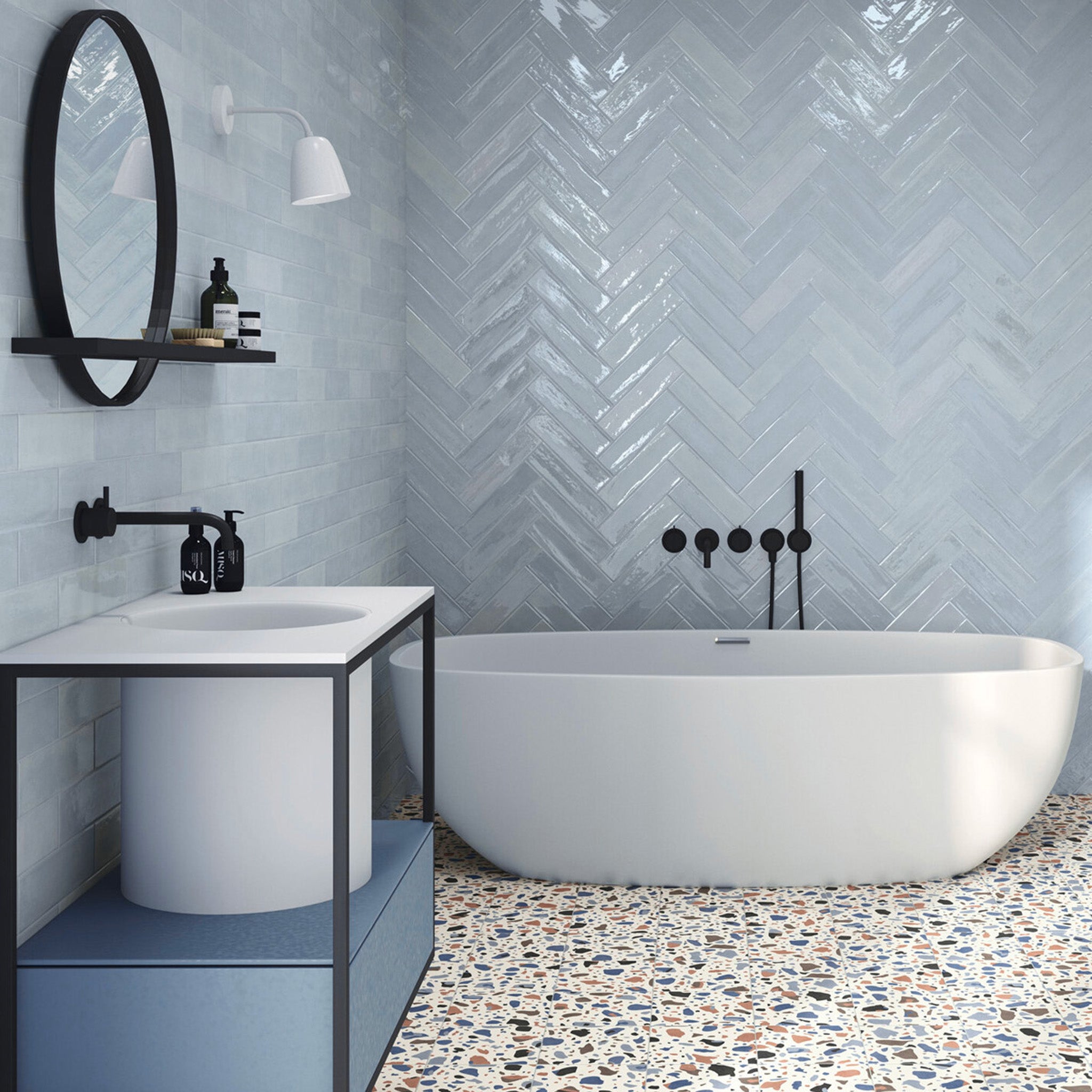 Soho Aqua Wall Tile – Porcelain Superstore