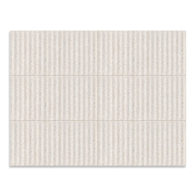 Solace Cream Fluted Tile