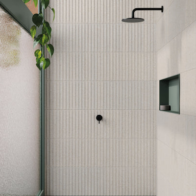Solace Cream Fluted Tile