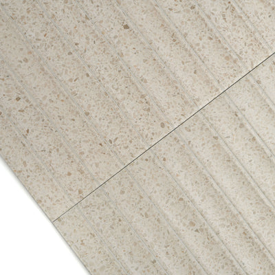 Solace Cream Fluted Tile