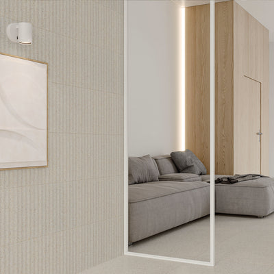 Solace Cream Fluted Tile