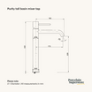 Purity Tall Basin Mixer Tap