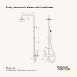 Purity Thermostatic Shower With Handshower