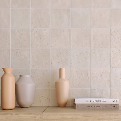 Starburst Ivory Terrazzo Tile