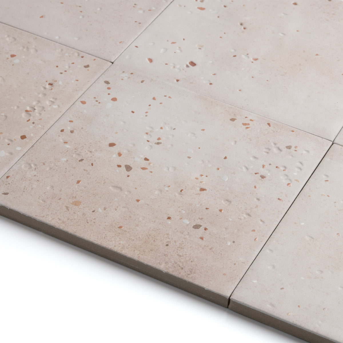 Starburst Ivory Terrazzo Tile