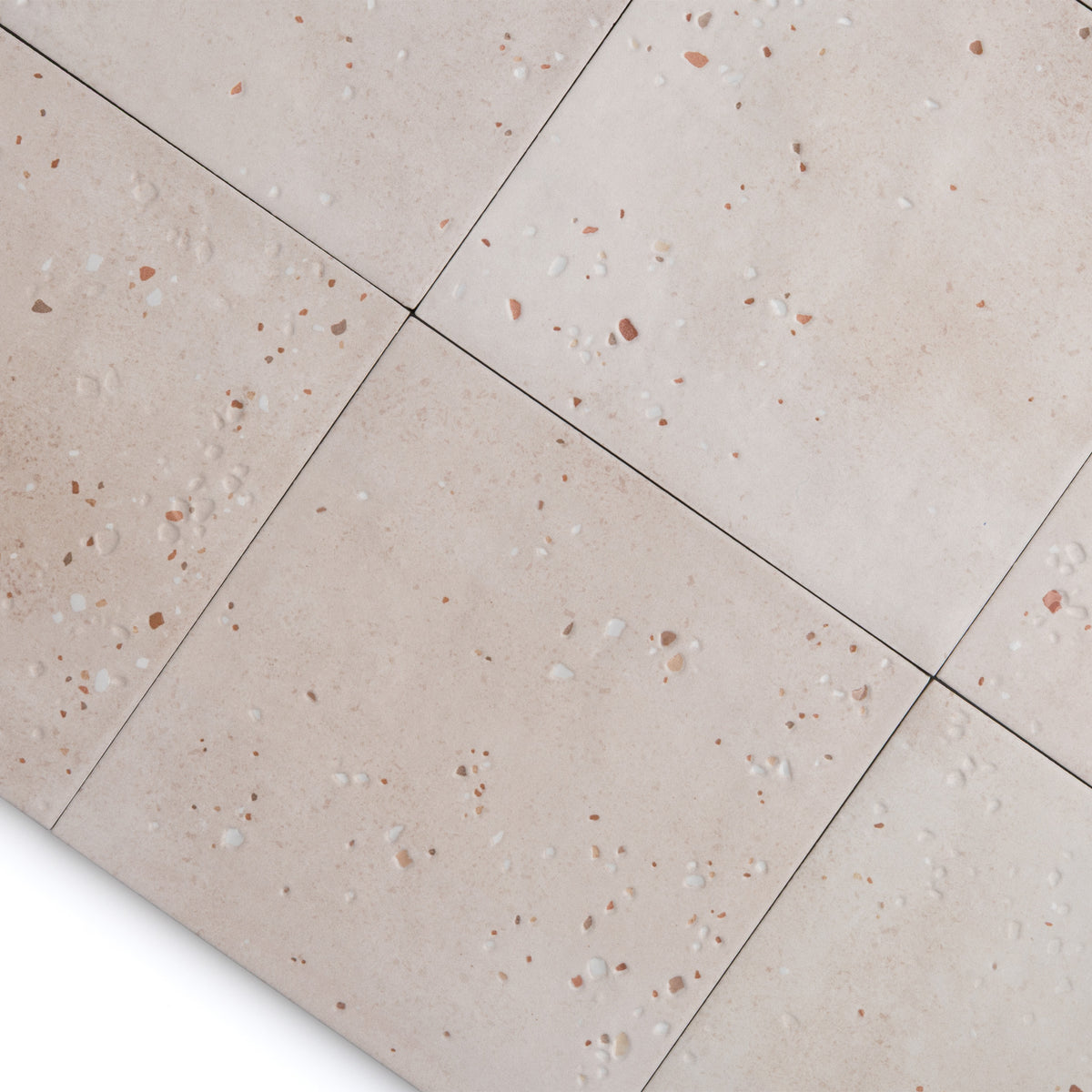 Starburst Ivory Terrazzo Tile
