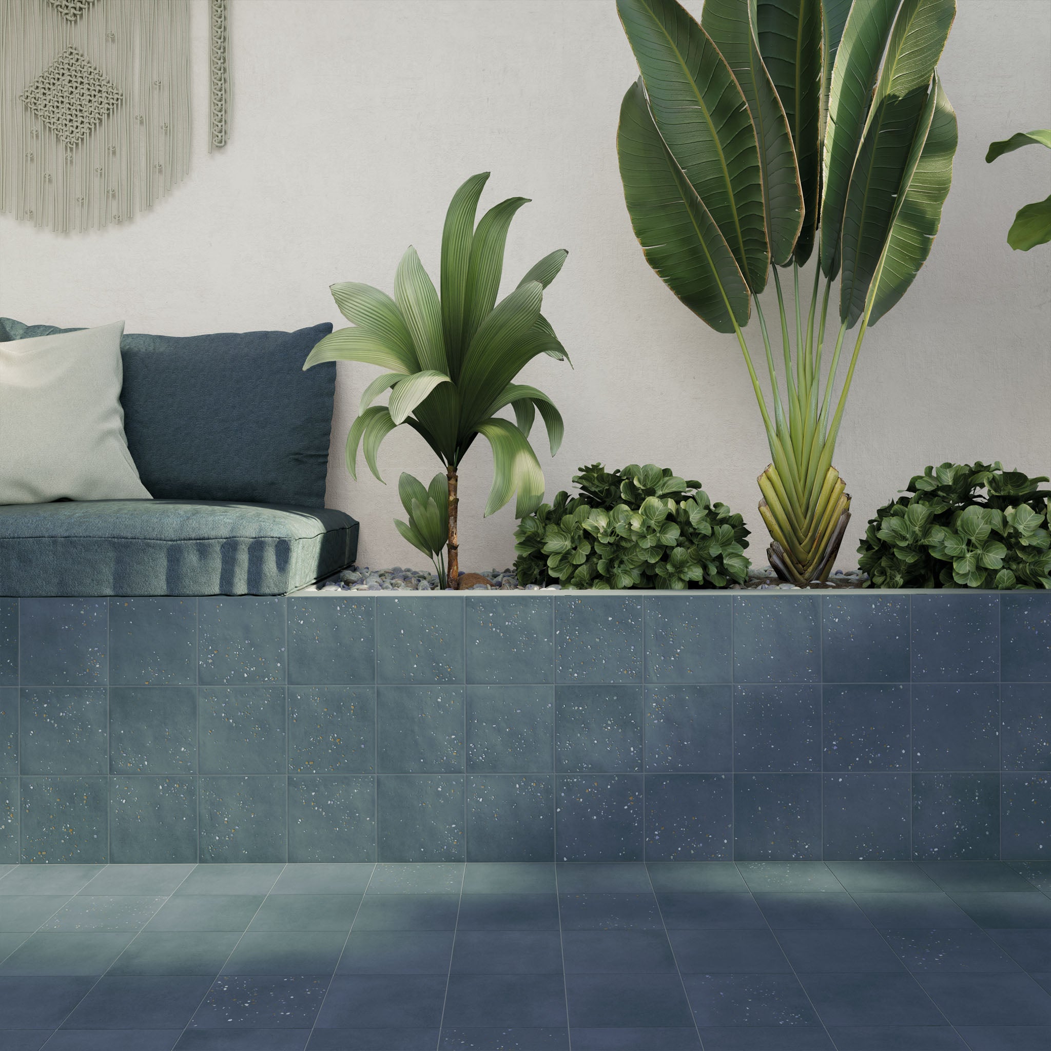 Starburst Ocean Terrazzo Tile