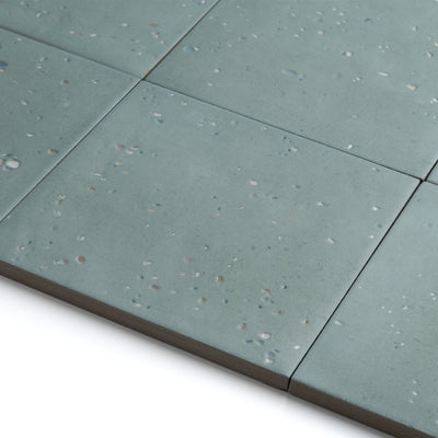 Starburst Teal Terrazzo Tile