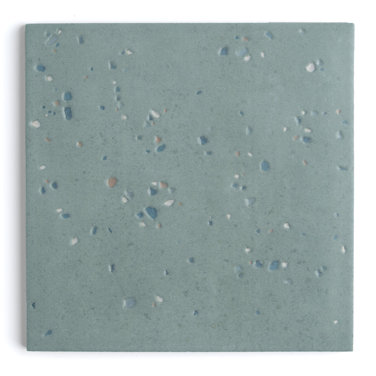 Starburst Teal Terrazzo Tile