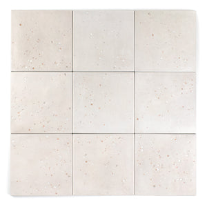 Starburst Ivory Terrazzo Tile