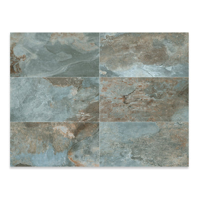 Strata Green Tile