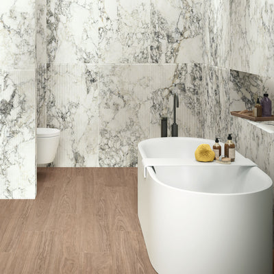 Sloane Marble Fluted Tile
