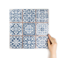 Tapestry Blue Patterned Tile