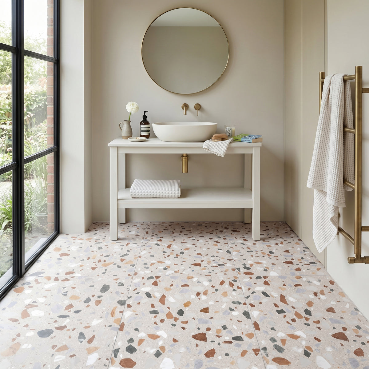 Terrazzo Beige Tile