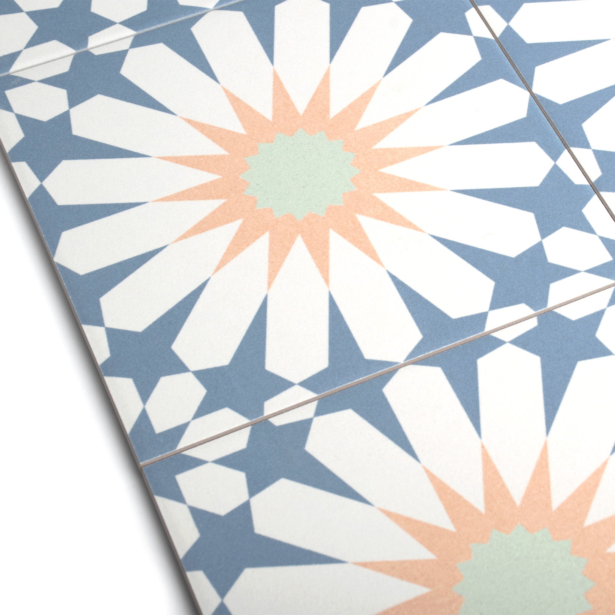 Tropez Blue Patterned Tile