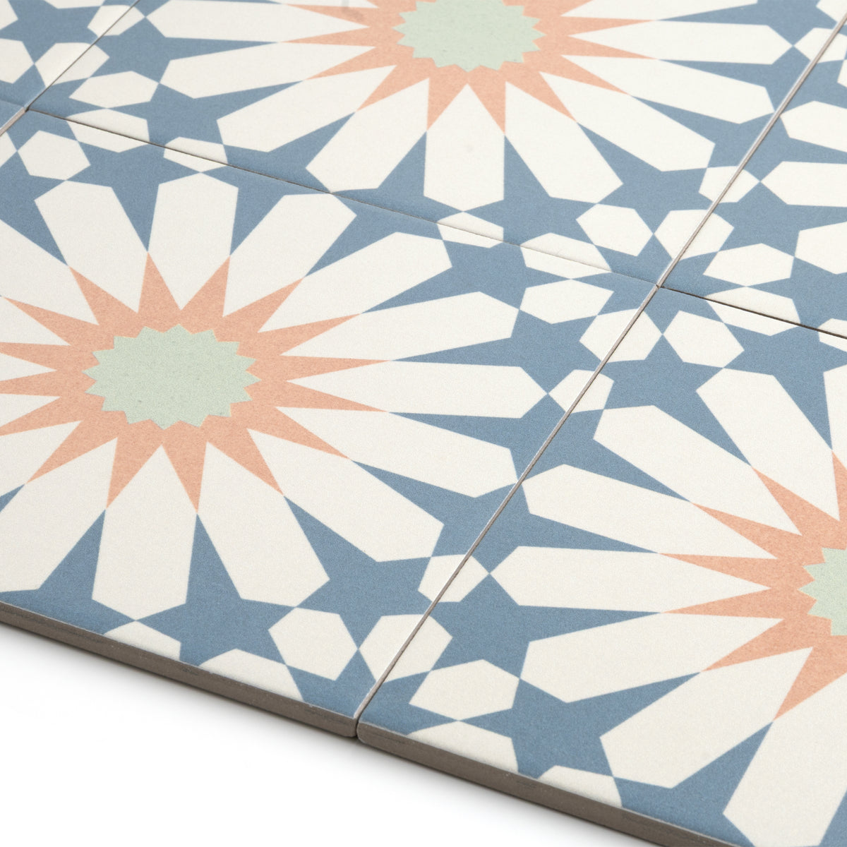 Tropez Blue Patterned Tile