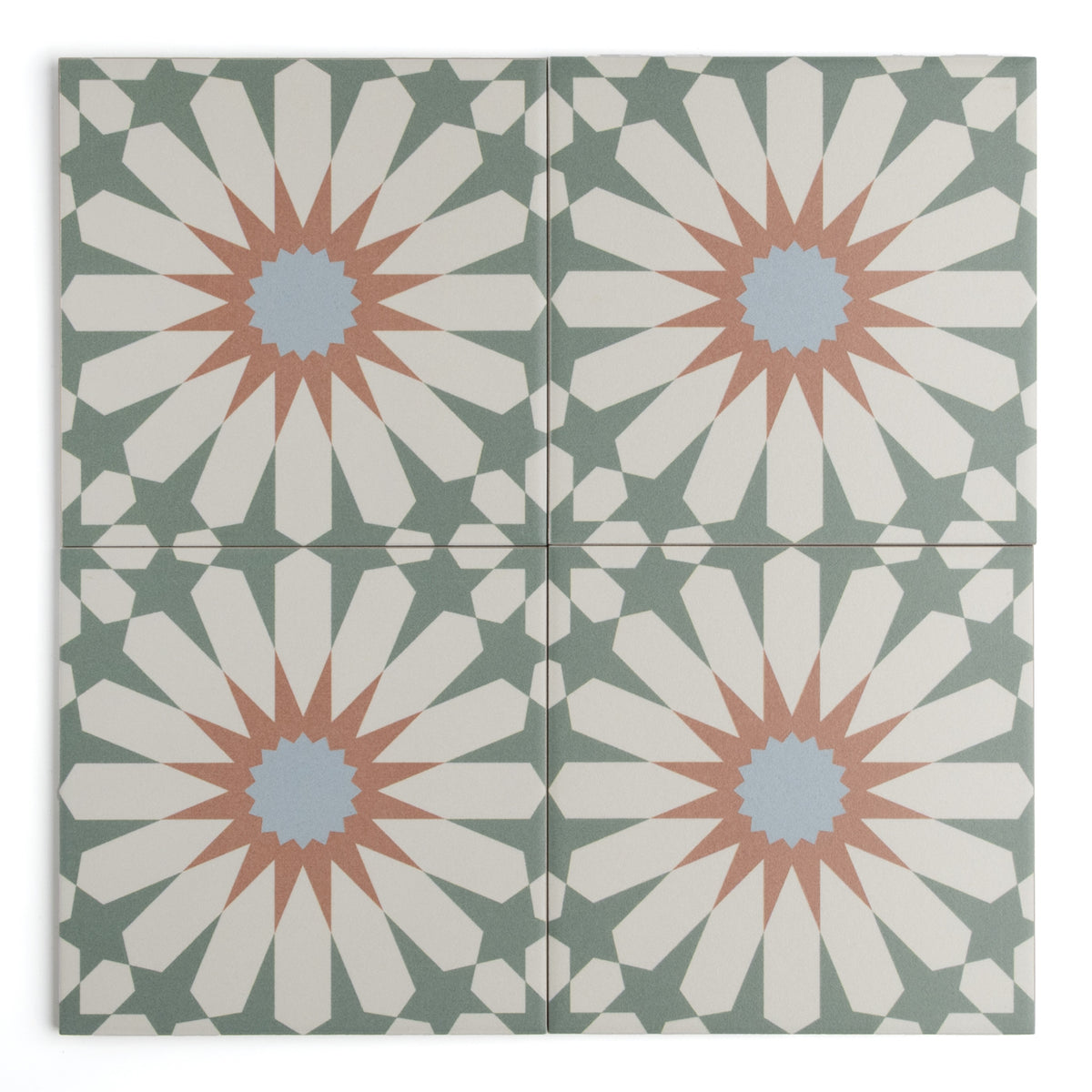 Tropez Mint Patterned Tile