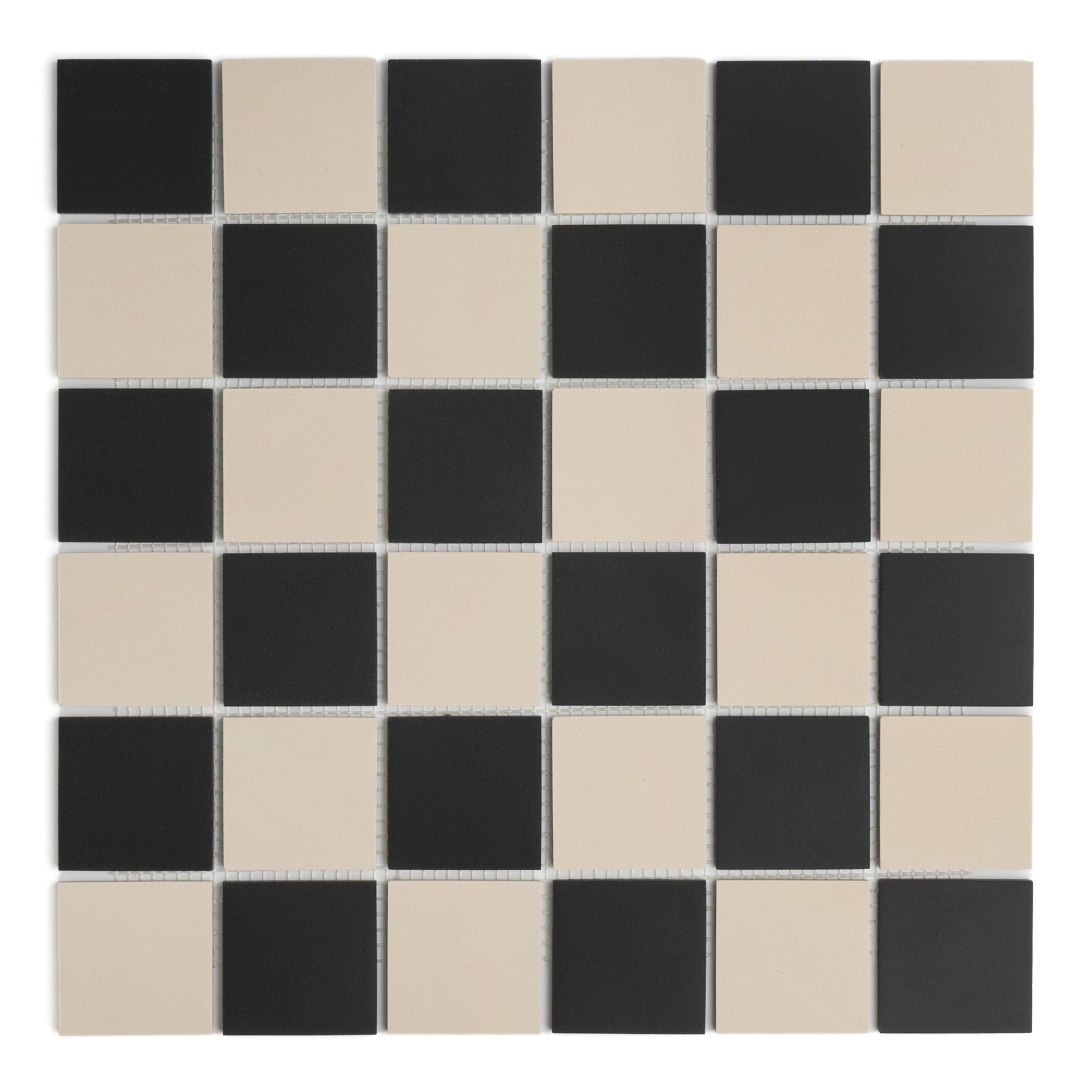 Victorian Black & White Mosaic Tile