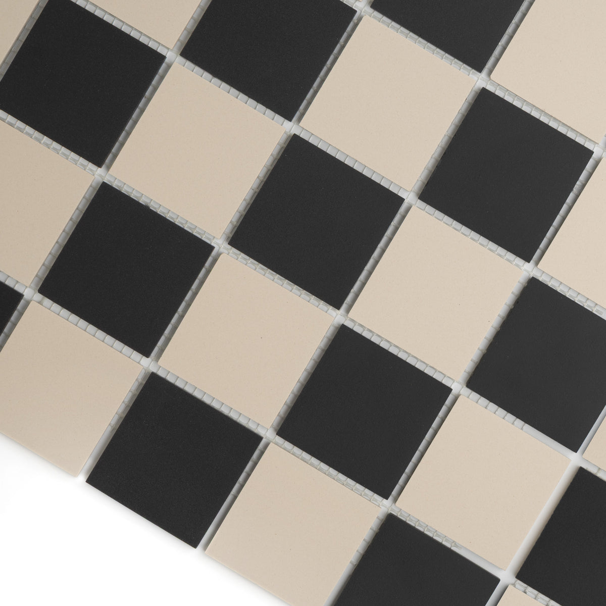 Victorian Black & White Mosaic Tile