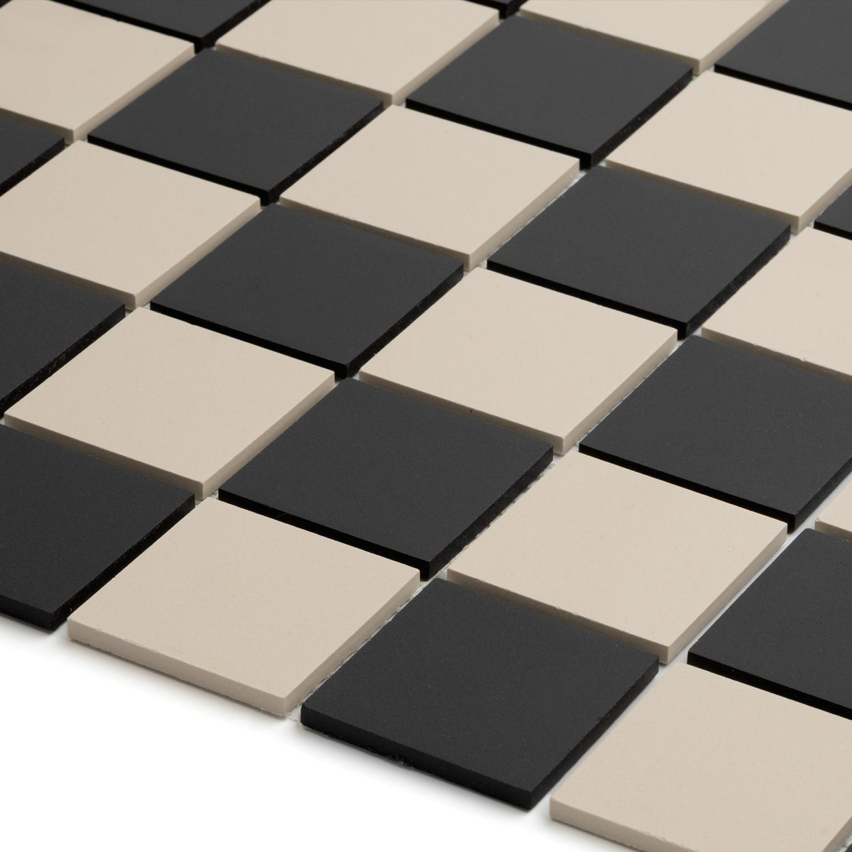 Victorian Black & White Mosaic Tile