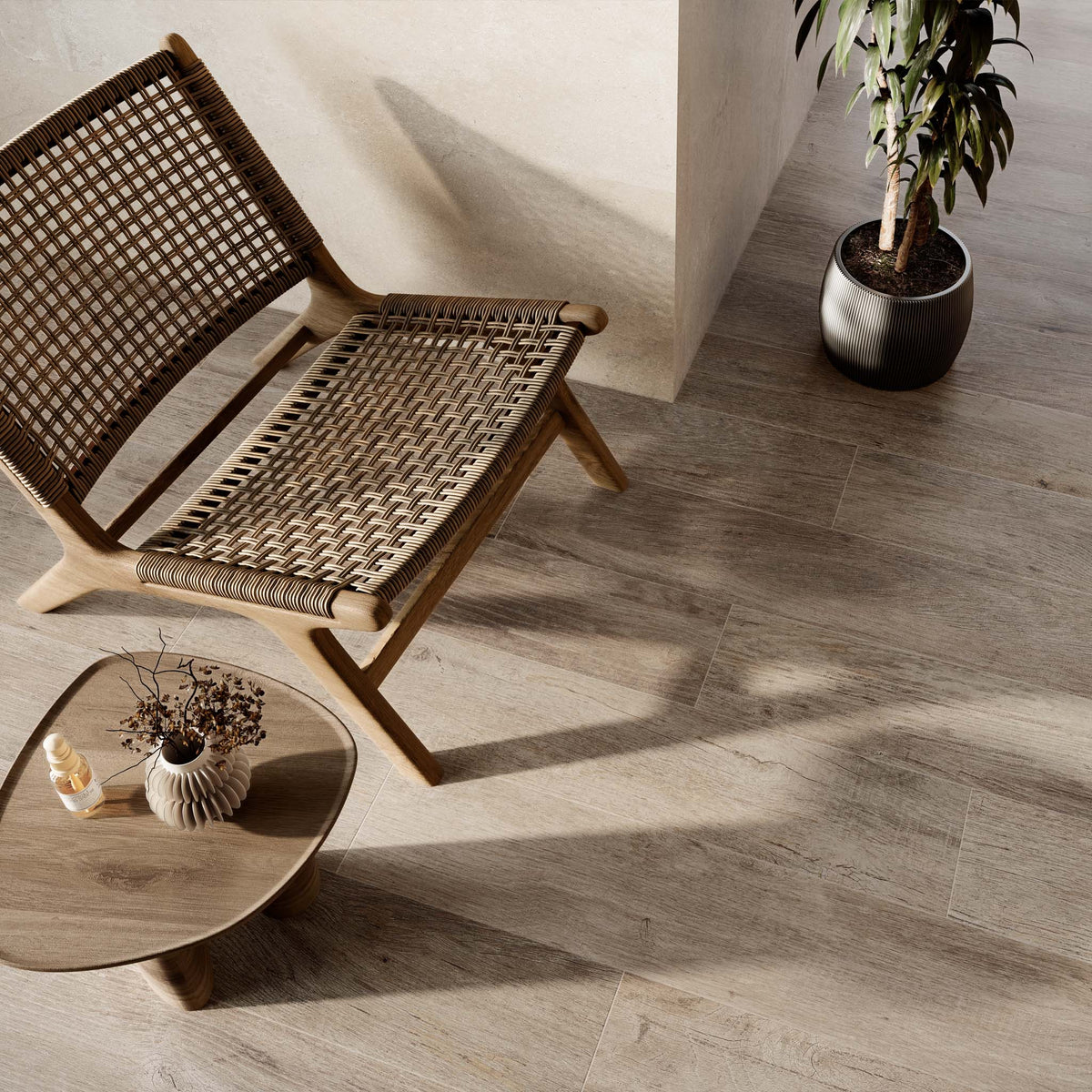 Woodcraft Ash Wood Effect Tile