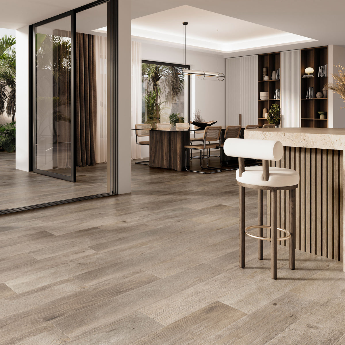 Woodcraft Ash Wood Effect Tile