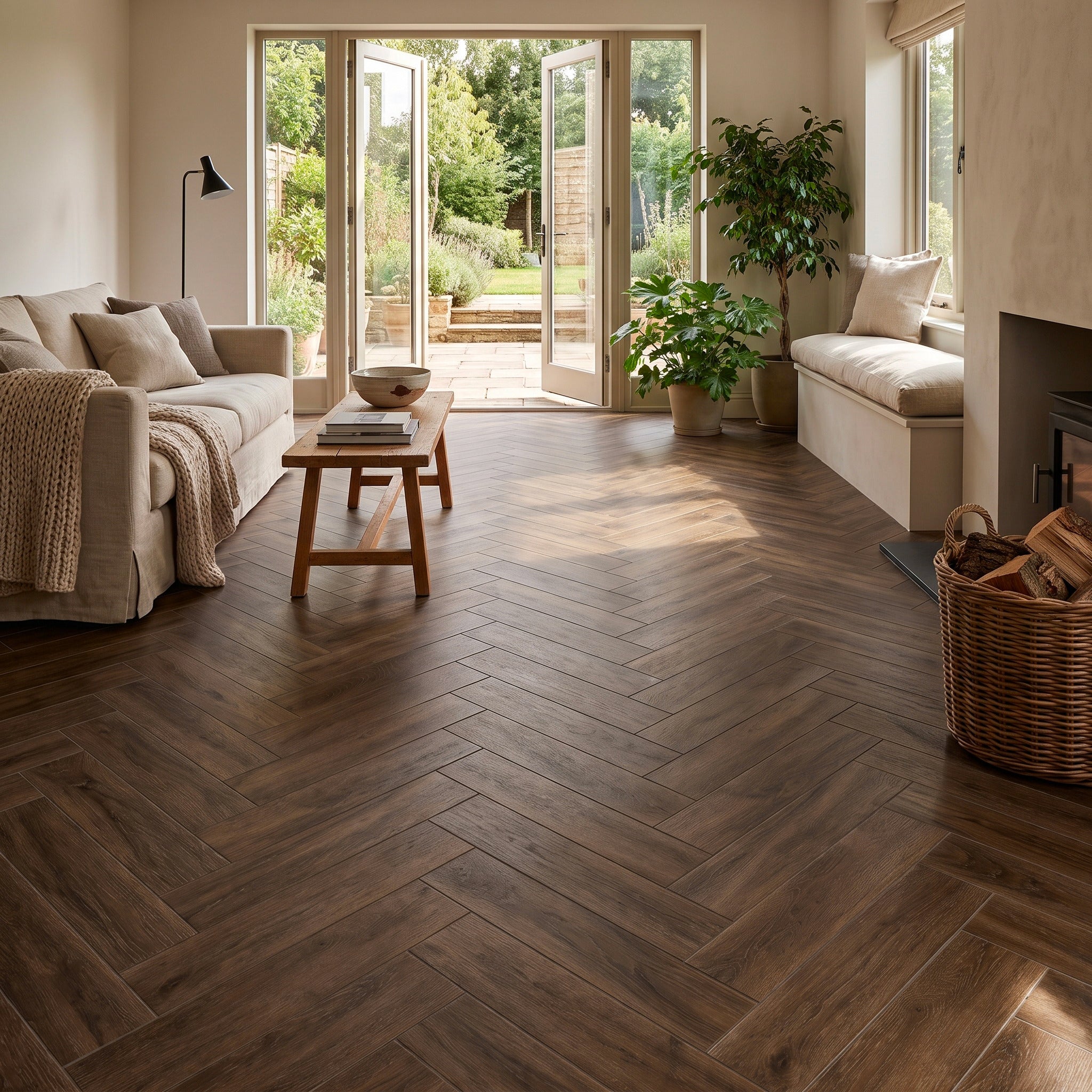 Wren Walnut Wood Effect Tile