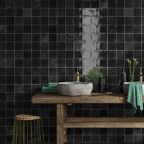 Zellige Black Wall Tile