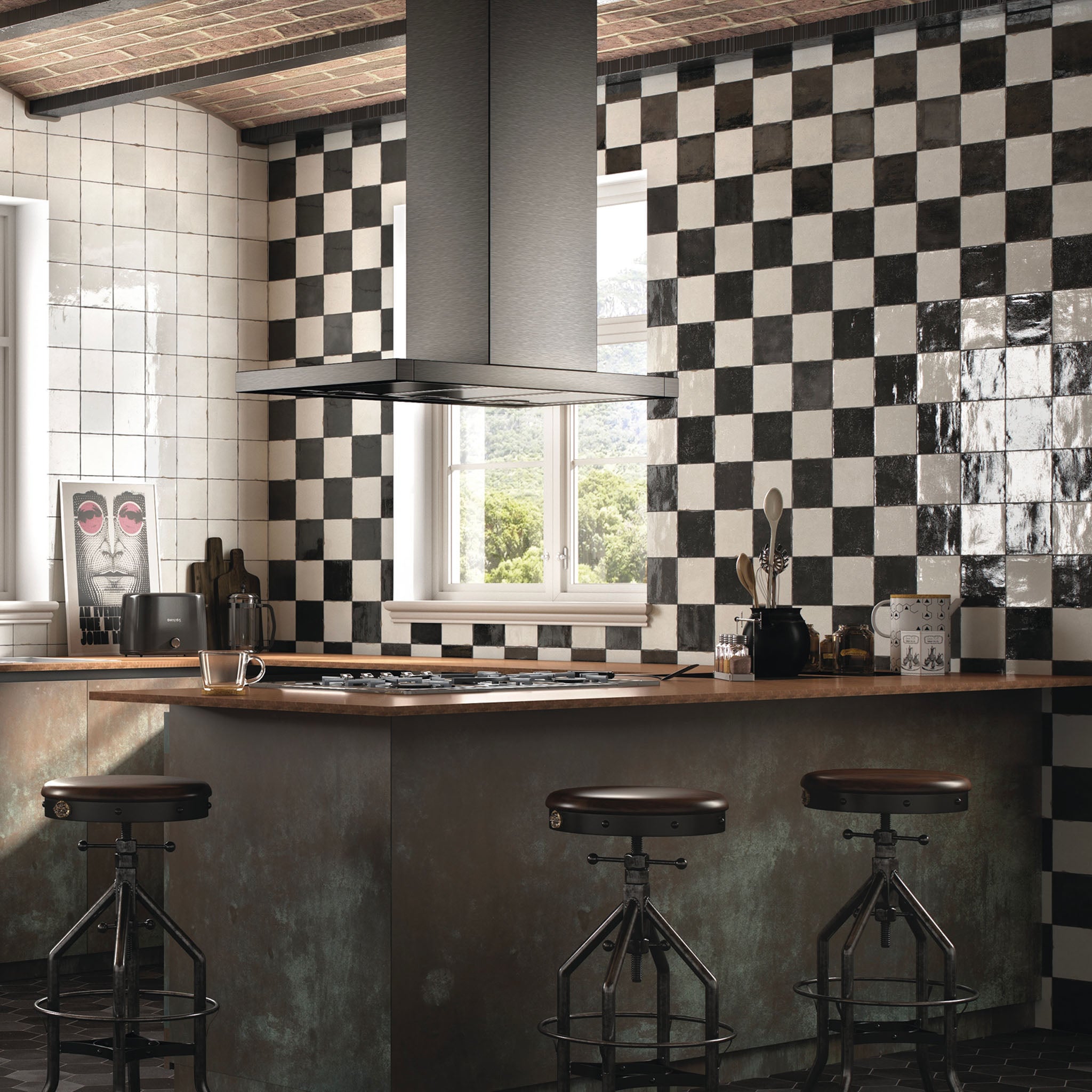 Zellige Black Wall Tile