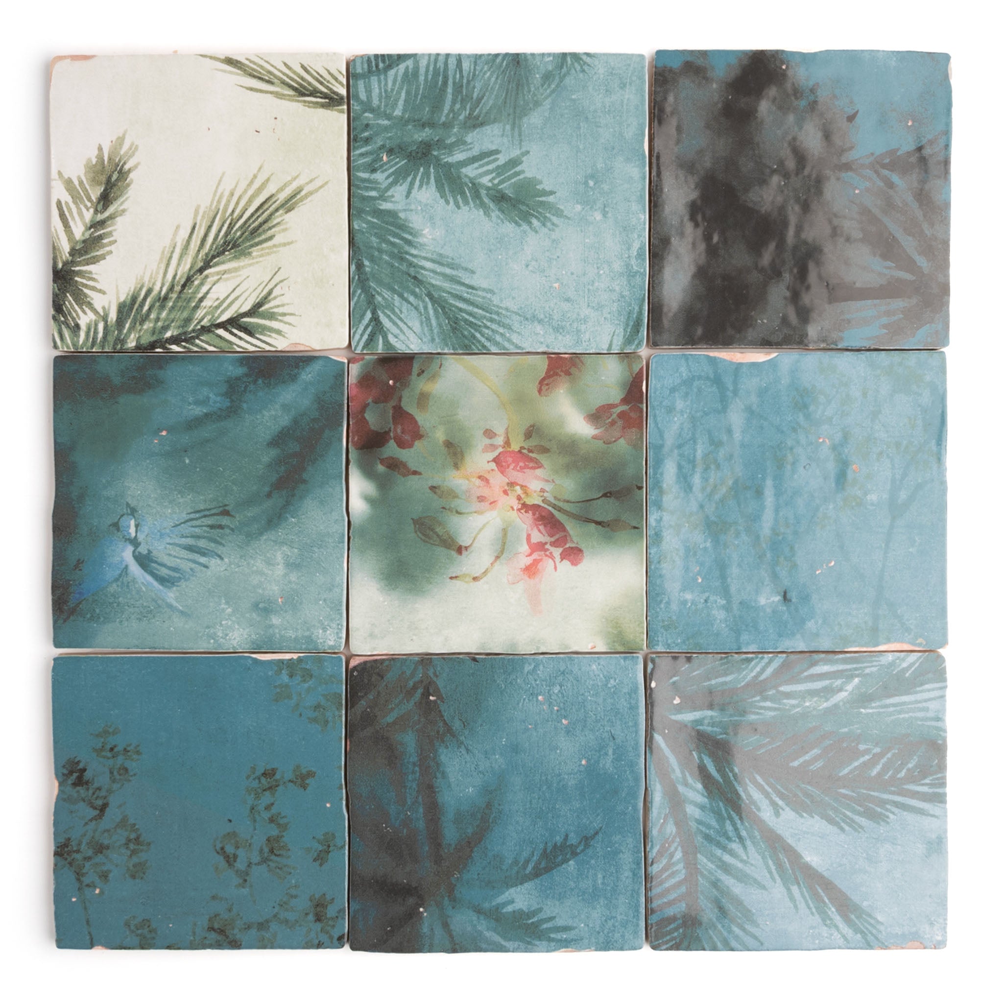 Zellige Teal Decor Wall Tile