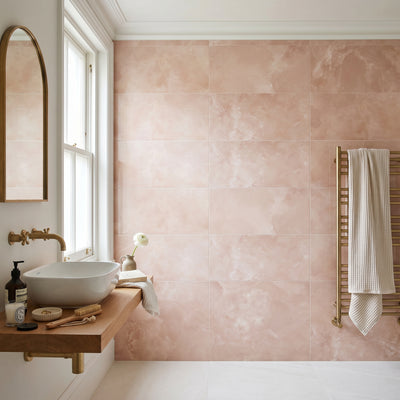 Aura Rose Gloss Tile