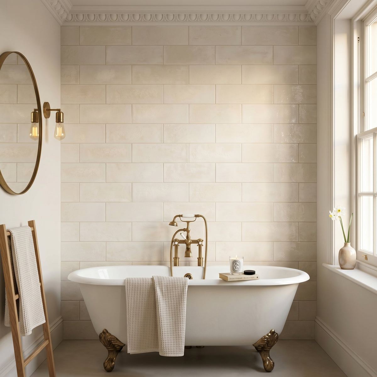 Avoca White Wall Tile