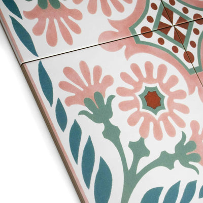 Carnaby Pink Patterned Tile