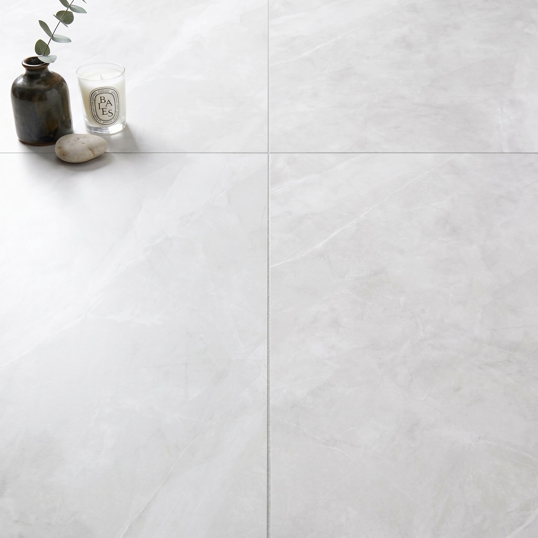 Corinth White Floor Tile
