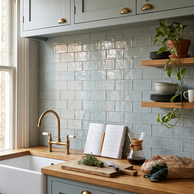 Country Duck Egg Wall Tile