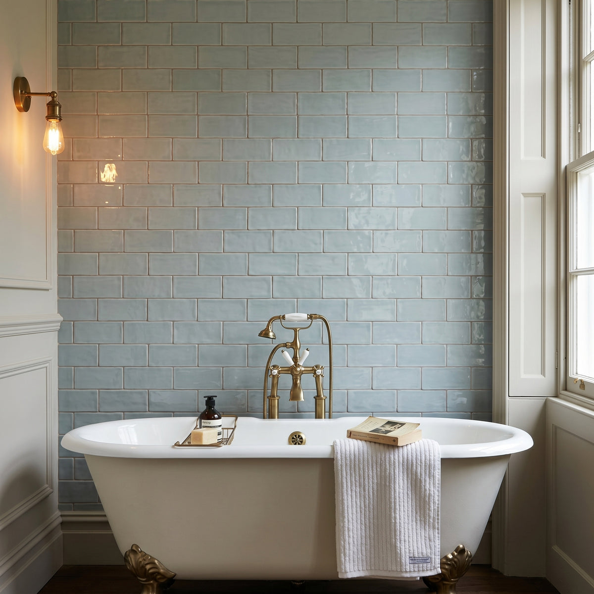 Country Duck Egg Wall Tile