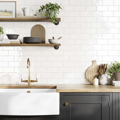 Country White Wall Tile