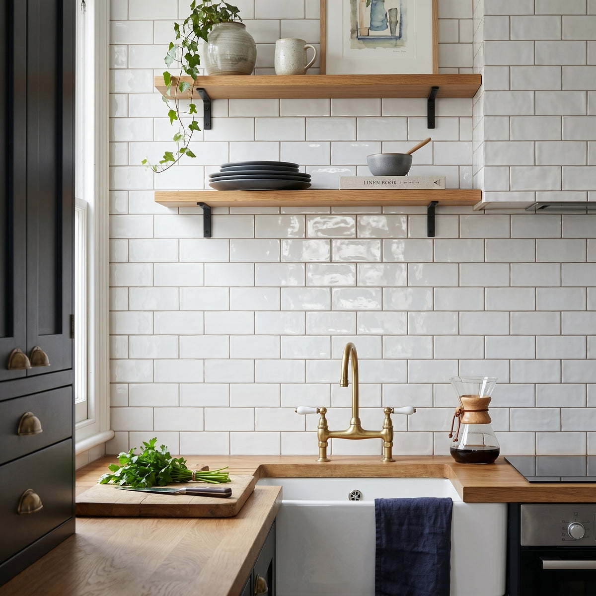 Country White Wall Tile