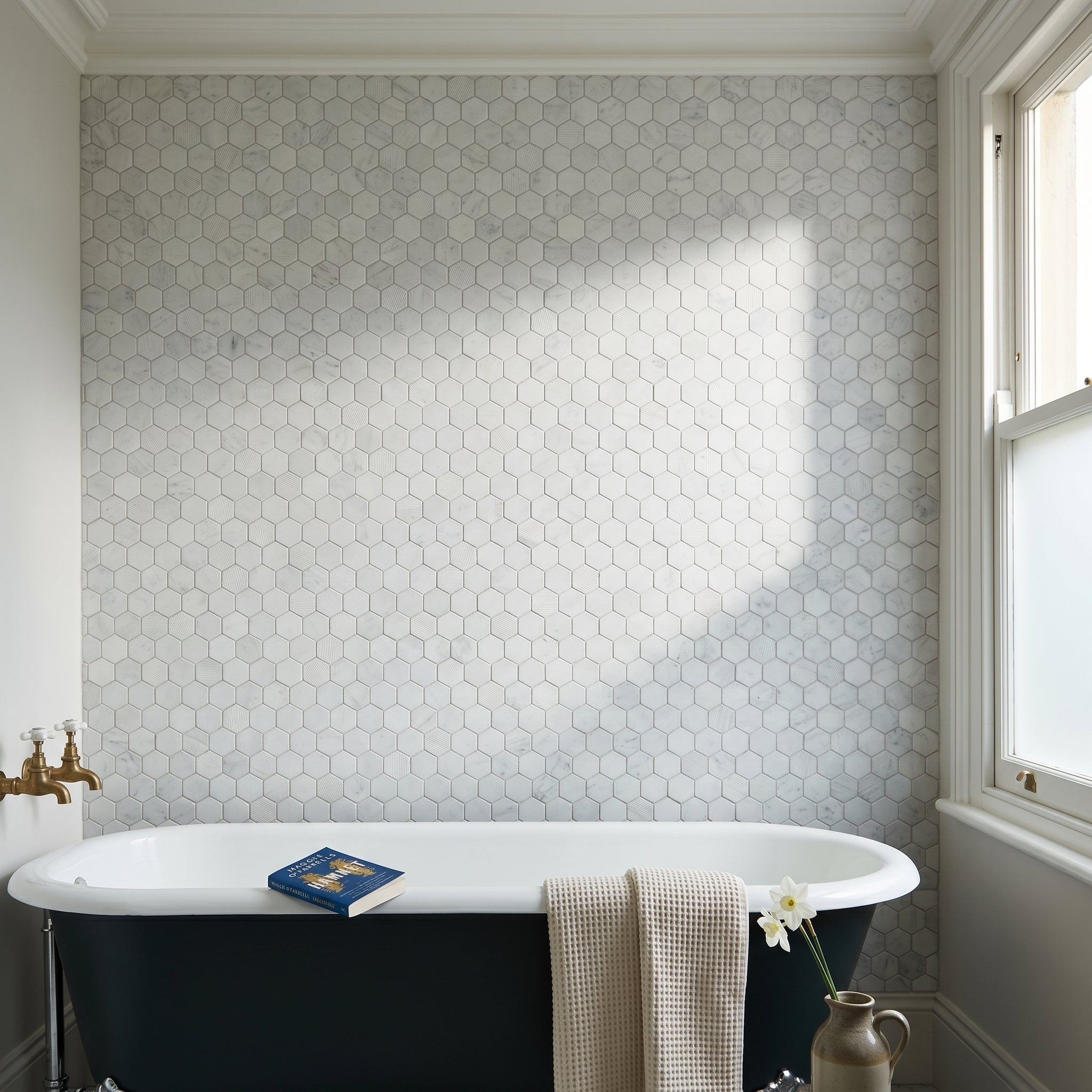 Fairmont Carrara Mosaic Tile
