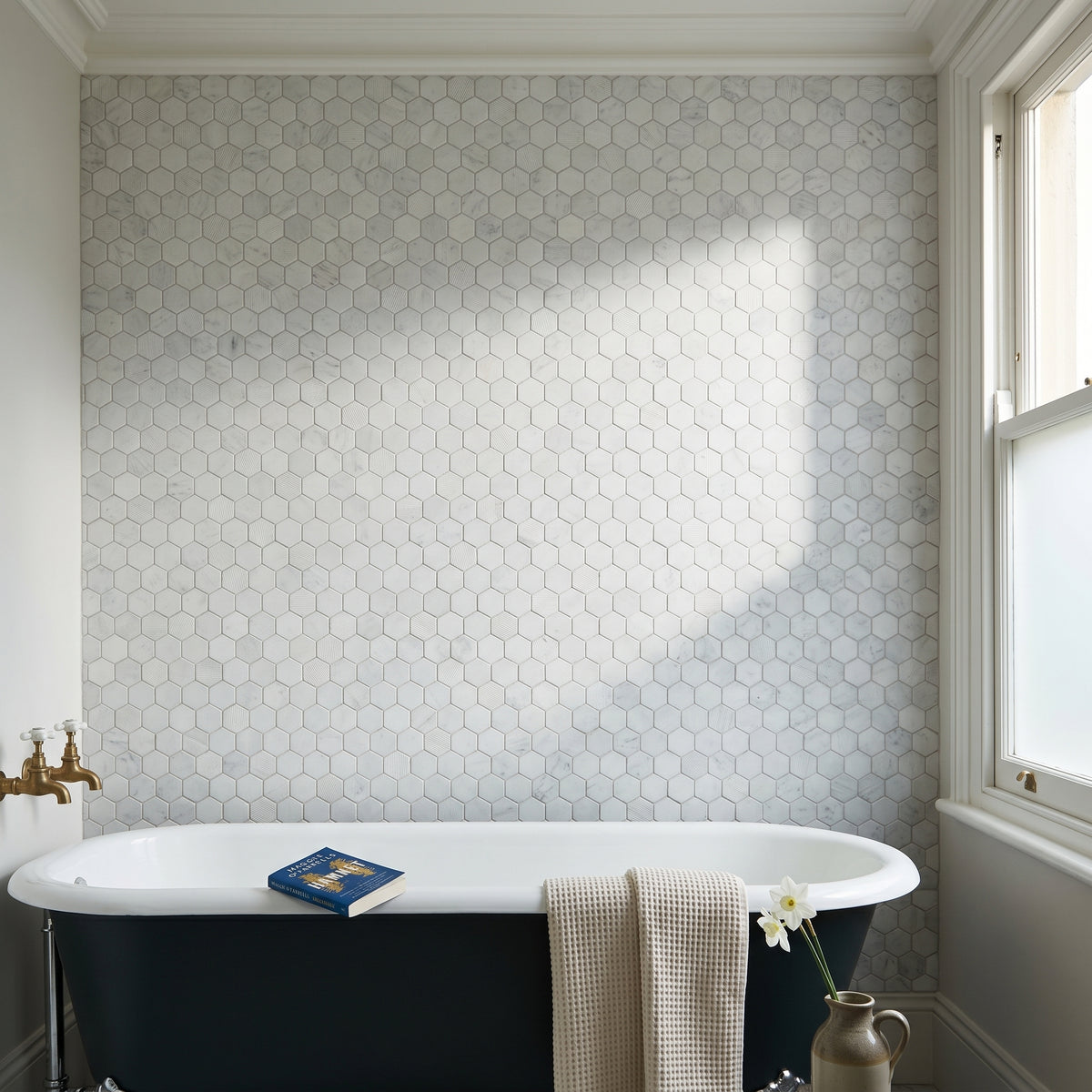 Fairmont Carrara Mosaic Tile