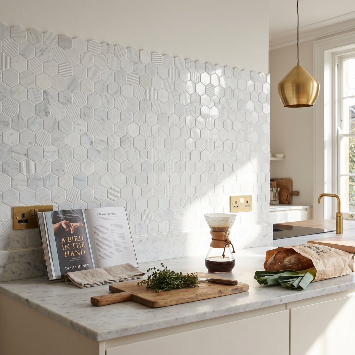 Fairmont Carrara Mosaic Tile