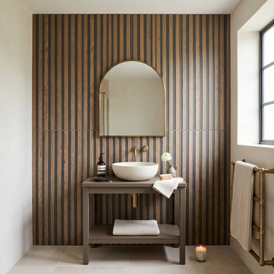 Forest Walnut Slat Wood Wall Tile