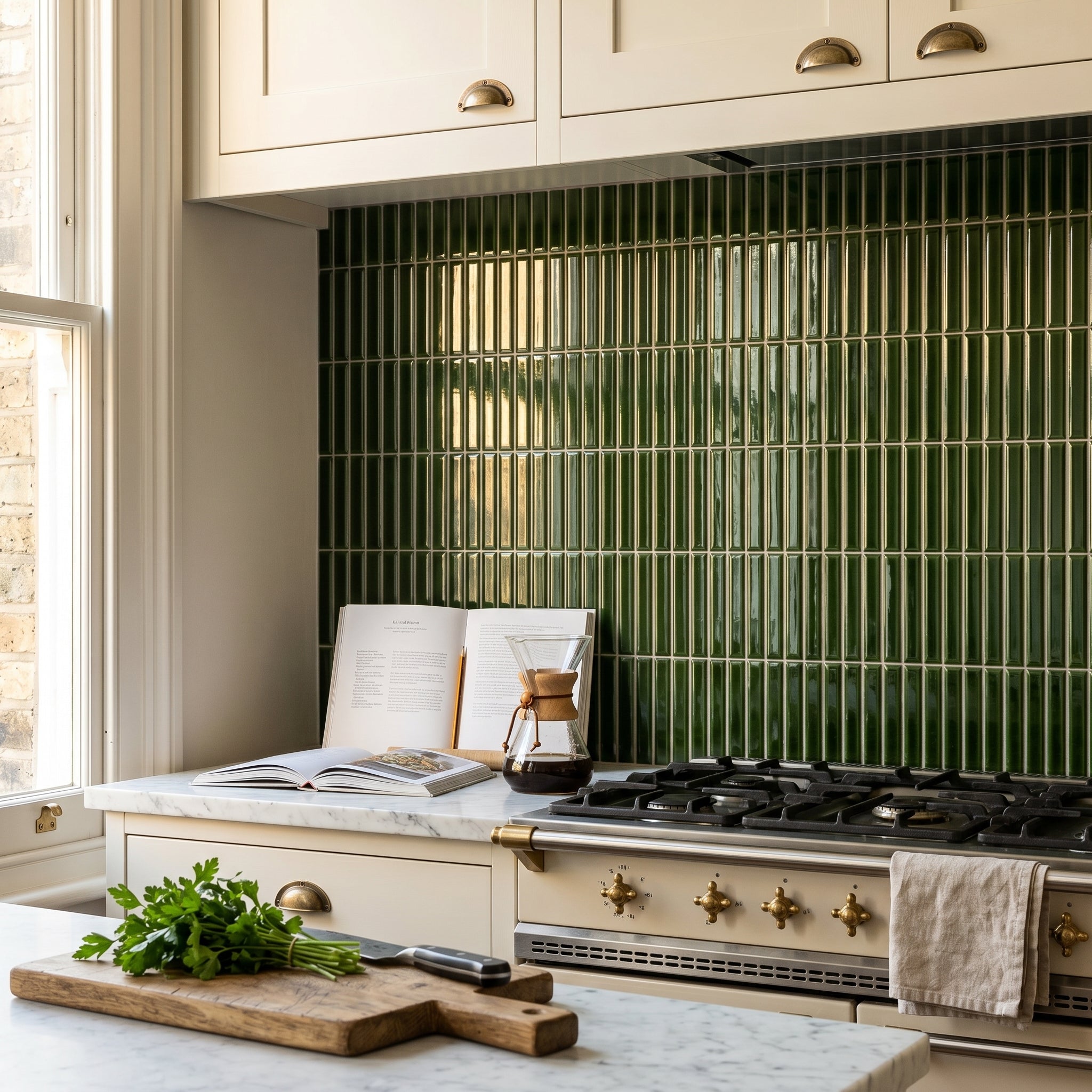 Glacé Bottle Green Kit Kat Tiles
