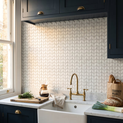 Hamptons Chevron Mosaic Tile