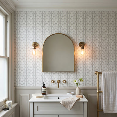 Hamptons Chevron Mosaic Tile
