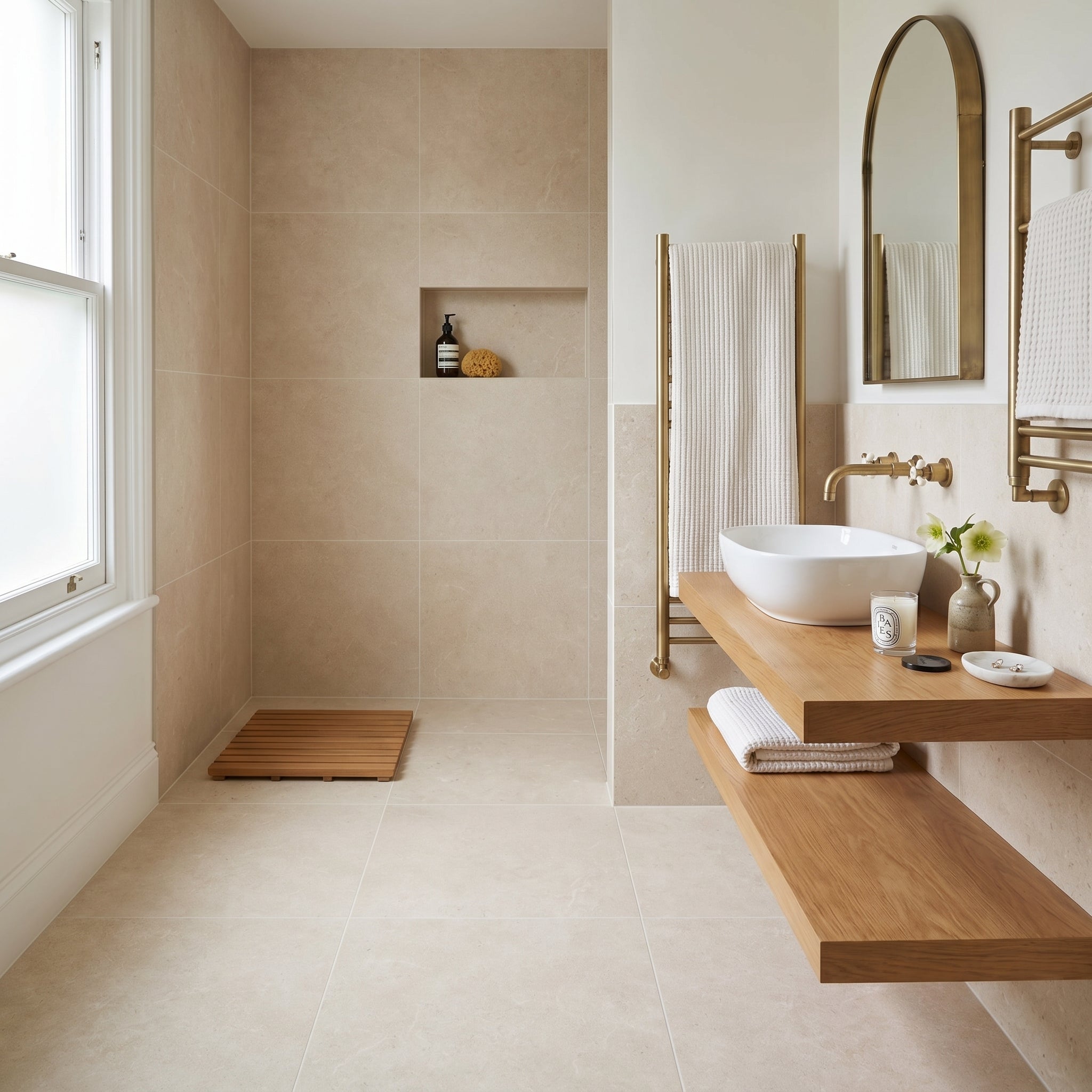 Limestone Beige Floor Tile